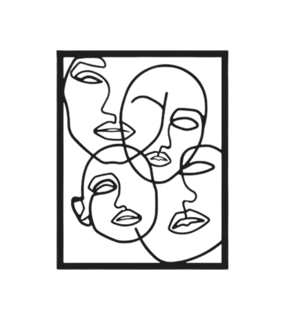 Abstract Faces Family