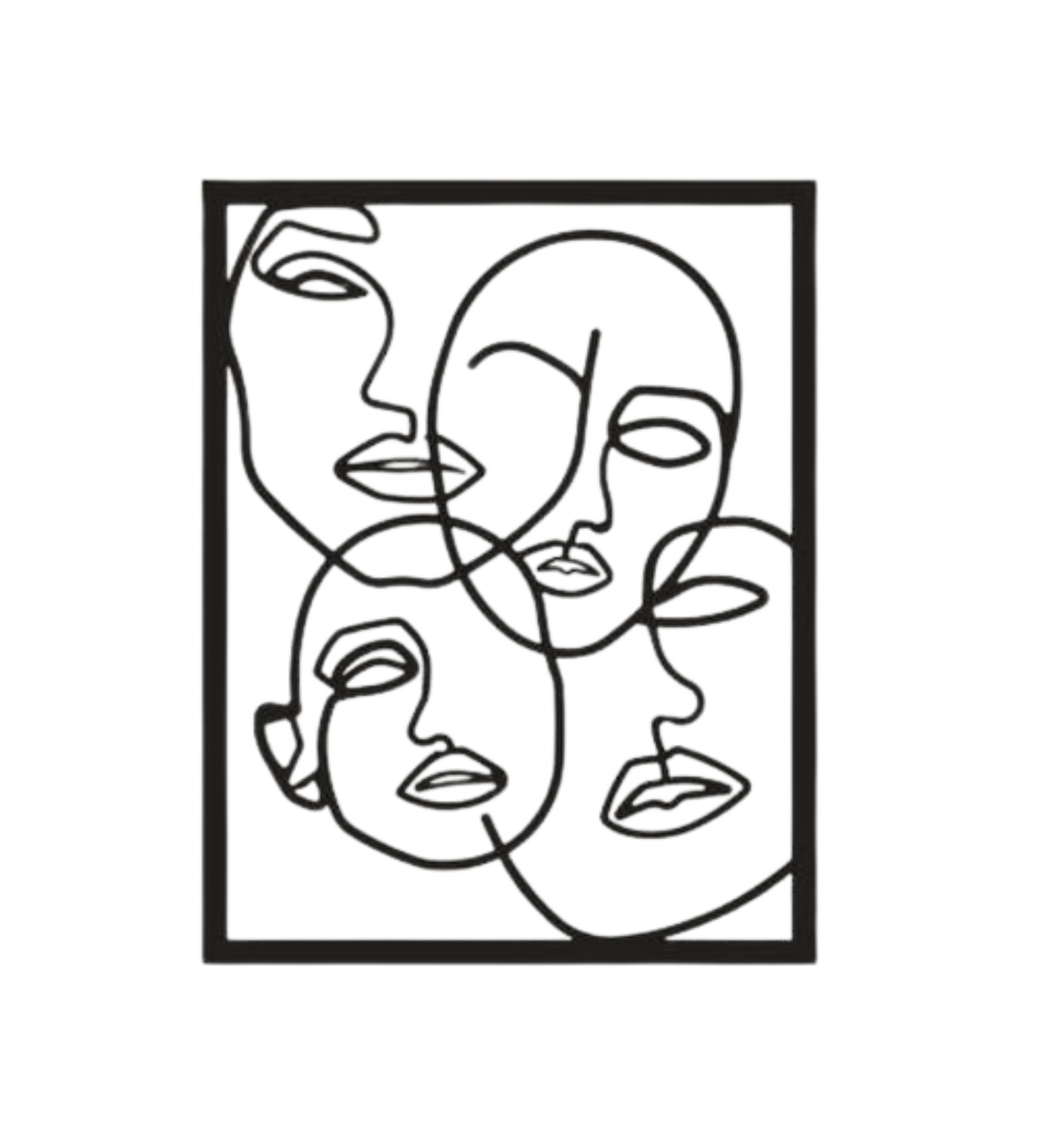 Abstract Faces Family