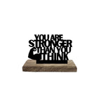 Strong Mind, Bold Execution Set of 2 Table Décor