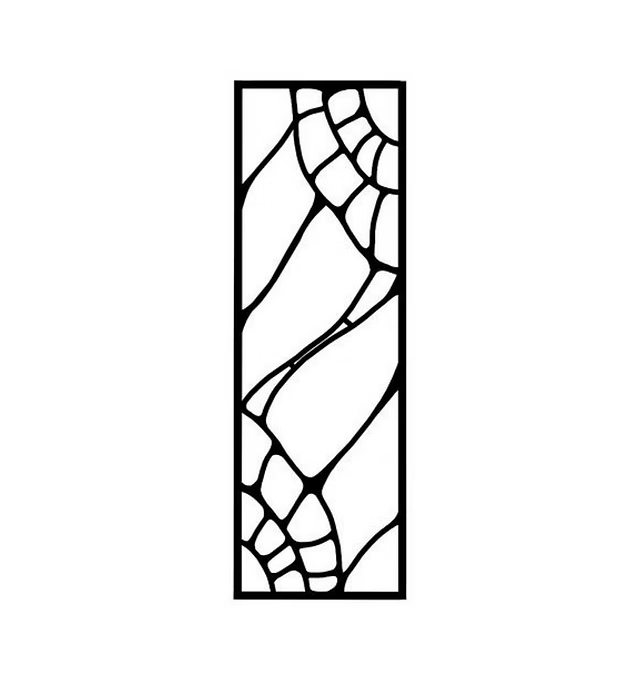 Rectangular Creative Pattern Panel