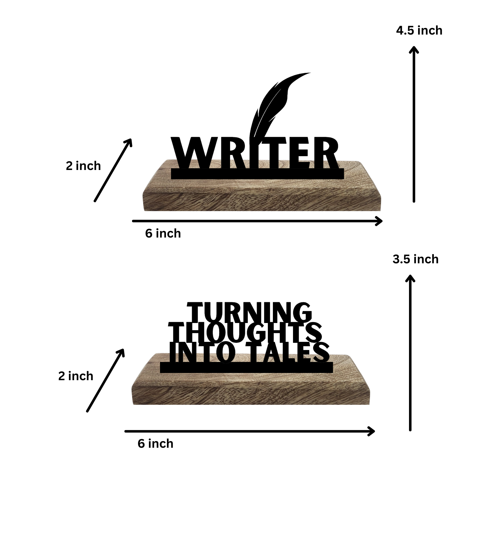 Writer Set of 2 Table Décor