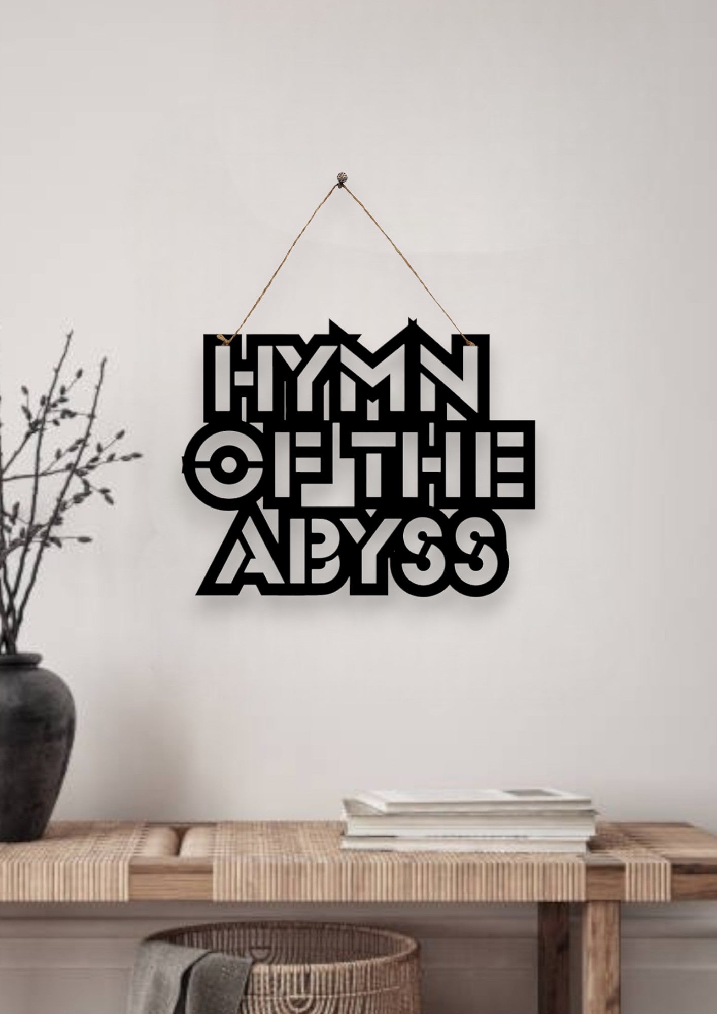 Gymn of the Abyss Metal Hanging