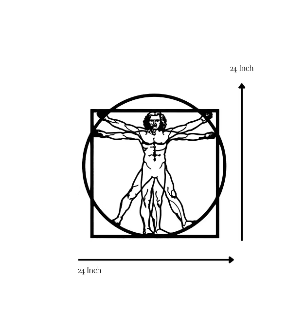 The Vitruvian Man Leonardo Da Vinci