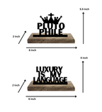 Plutophile Set of 2 Table Décor