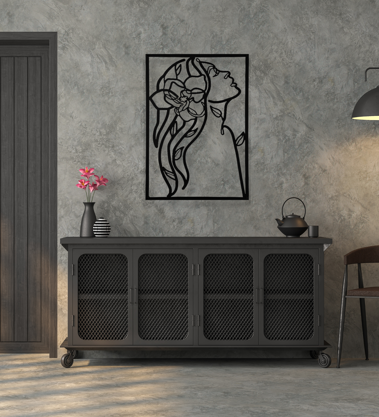 Abstract Lady Figurine