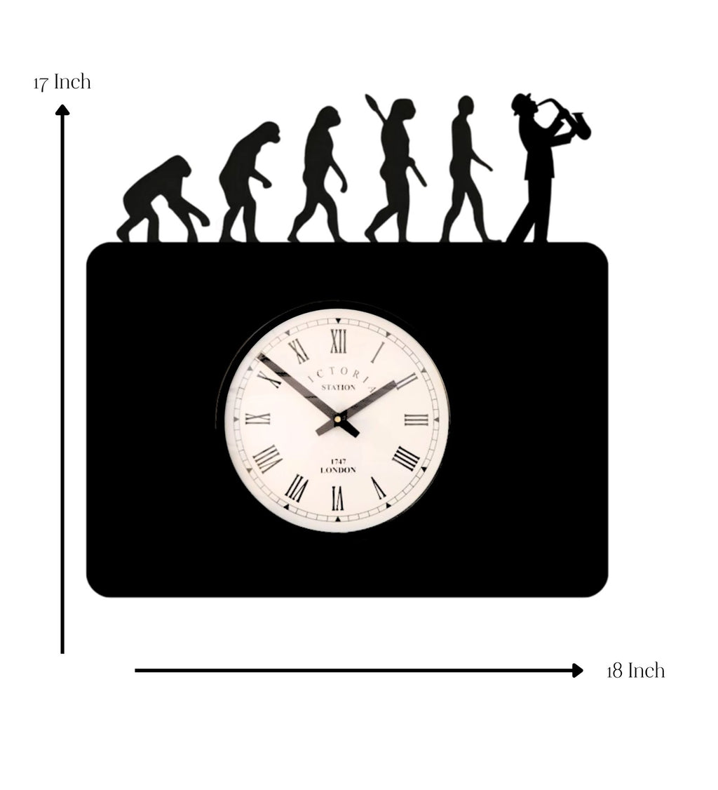 Evolution Musician Wall Clock