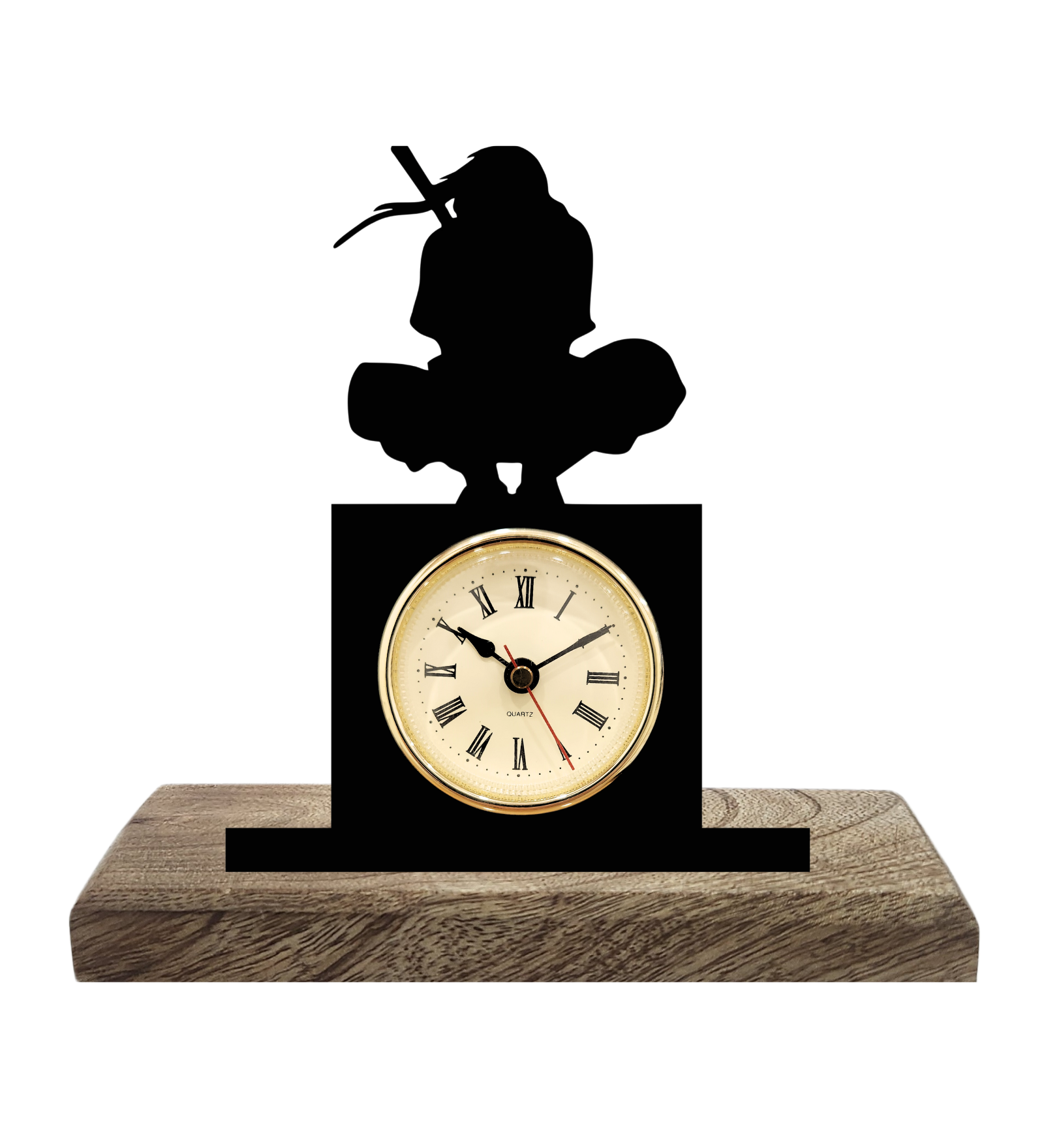 Itachi Naruto Black Table Clock