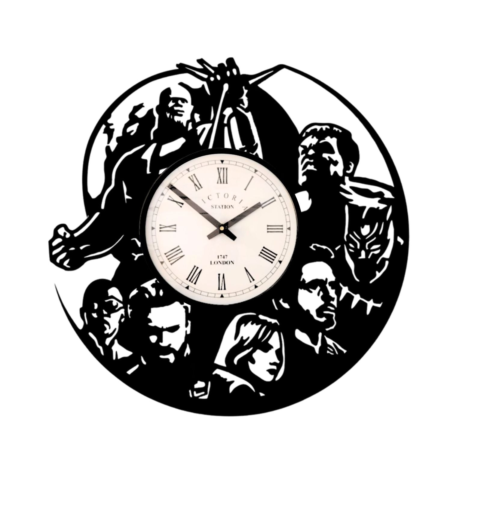 Thanos and Avengers Marvel Wall Clock