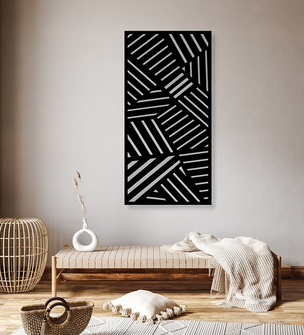 Rectangular Creative Pattern Panel