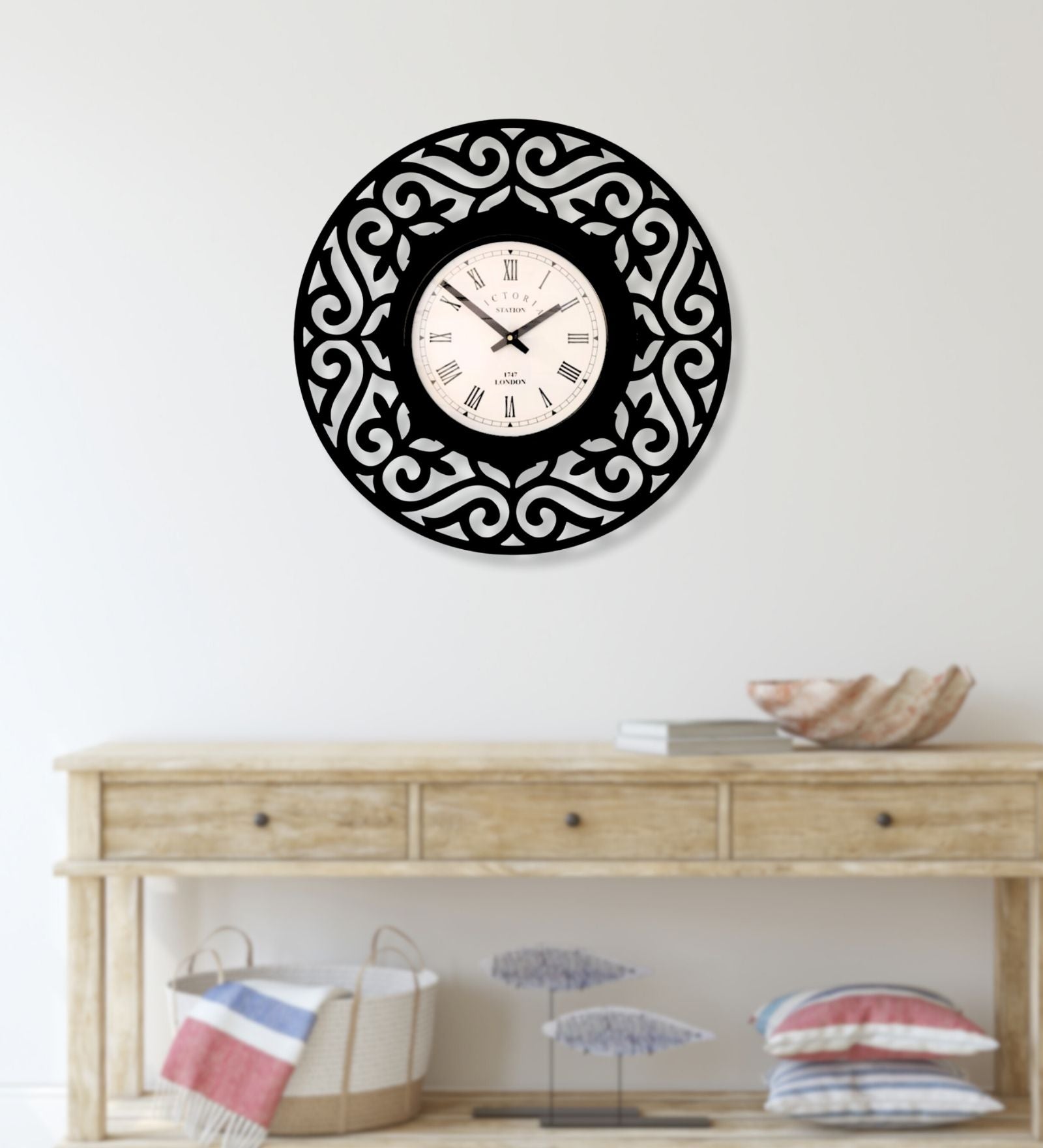 Mandala Wall Clock