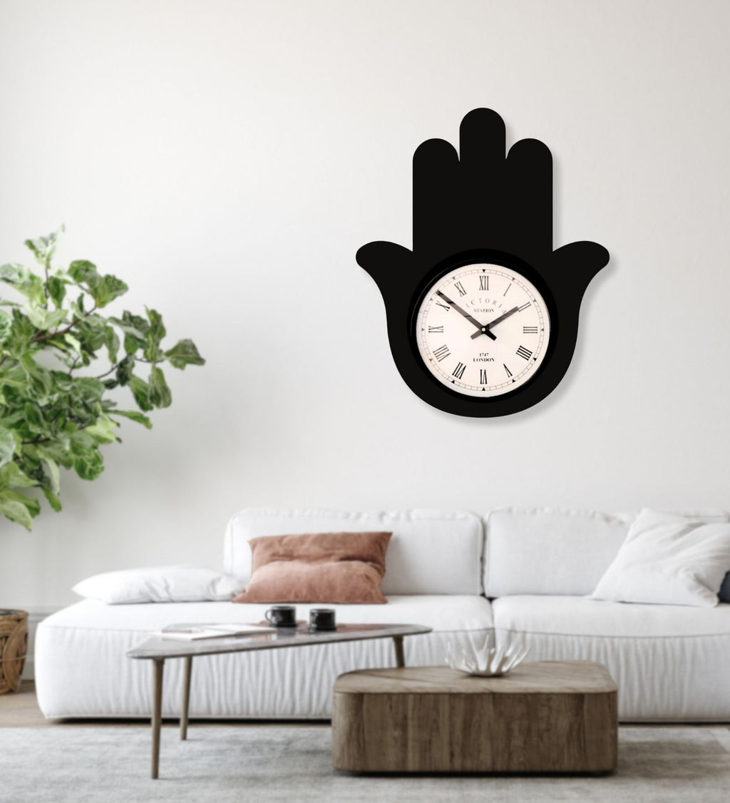 Hamsa Wall Clock