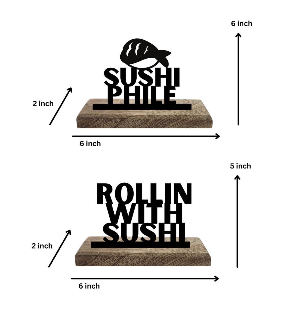 Sushiphile Set of 2 Table Décor