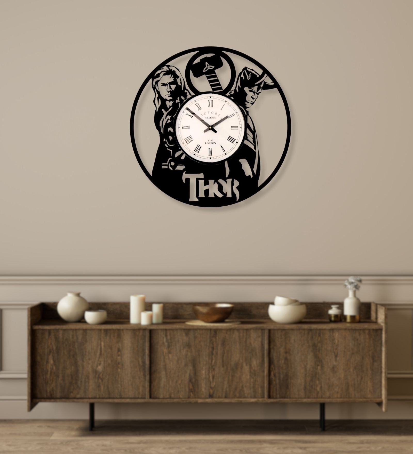 Thor Marvel Wall Clock