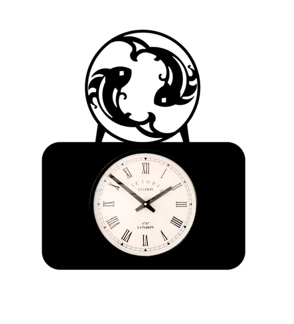 Pisces Zodiac Wall Clock