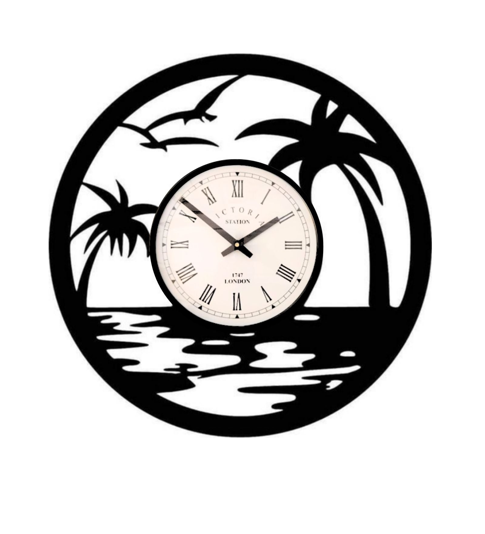 Beach Vibes Wall Clock