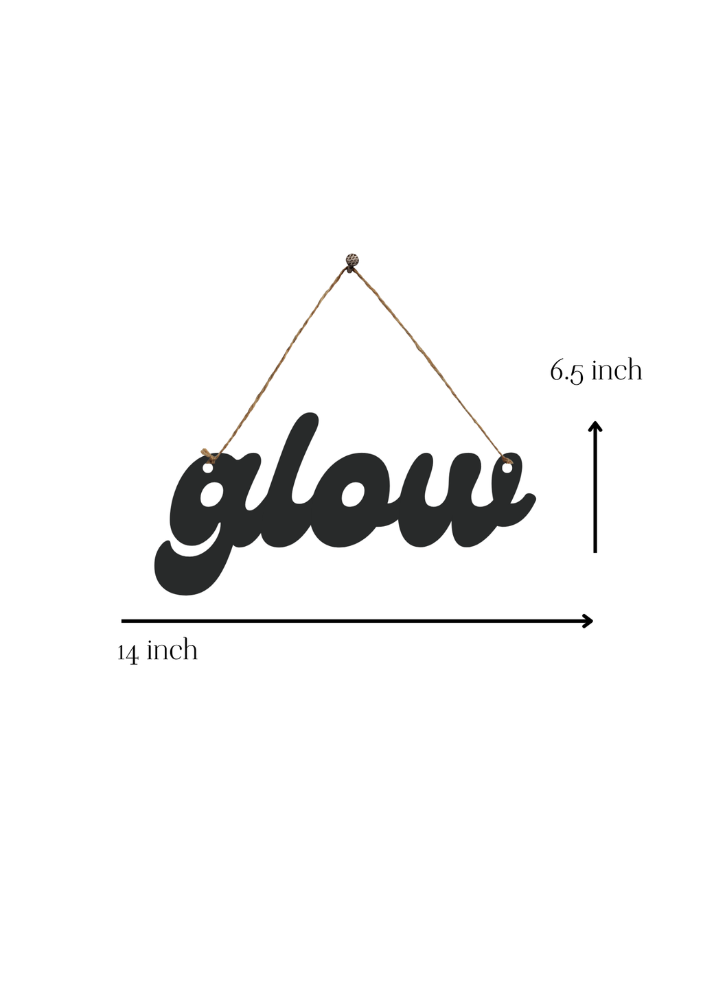 Glow Metal Hanging