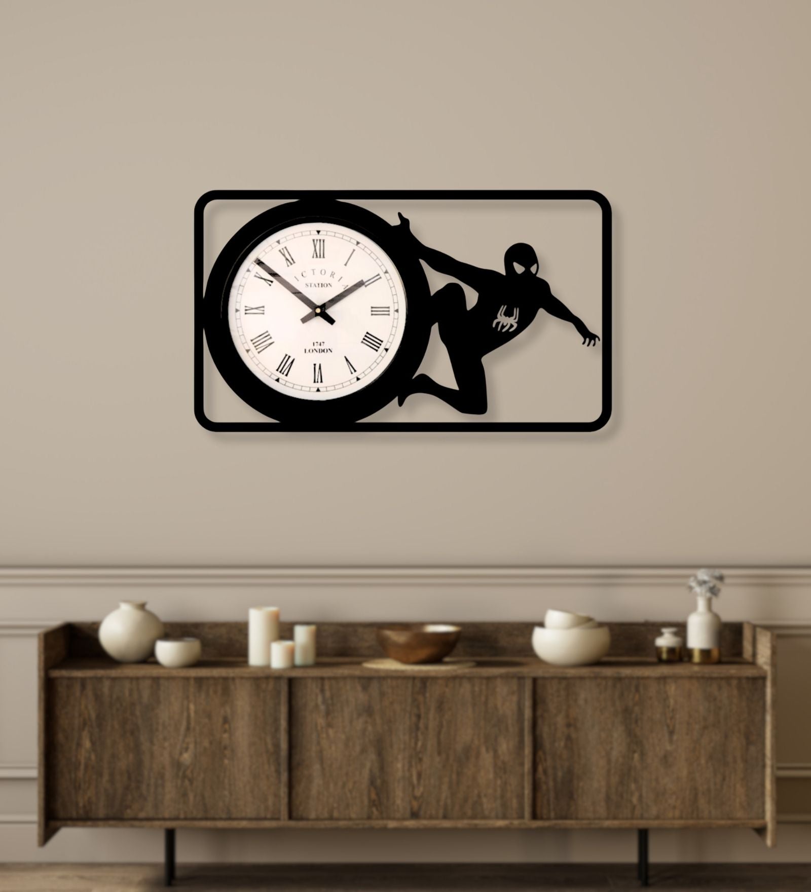 Spiderman Marvel Wall Clock