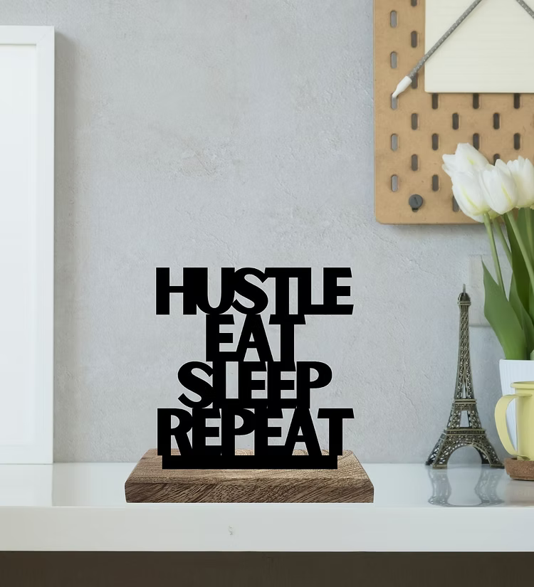 Crazy Hustle Momentum Set of 2 Table Décor