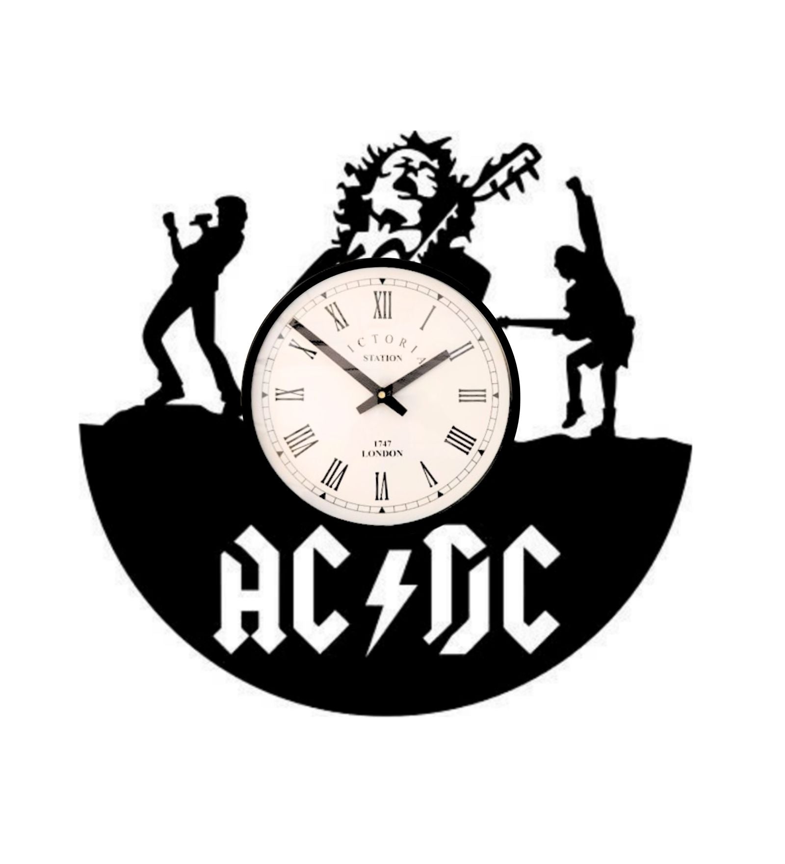AC DC Band Wall Clock