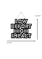 Low Effort High Impact Metal Hanging