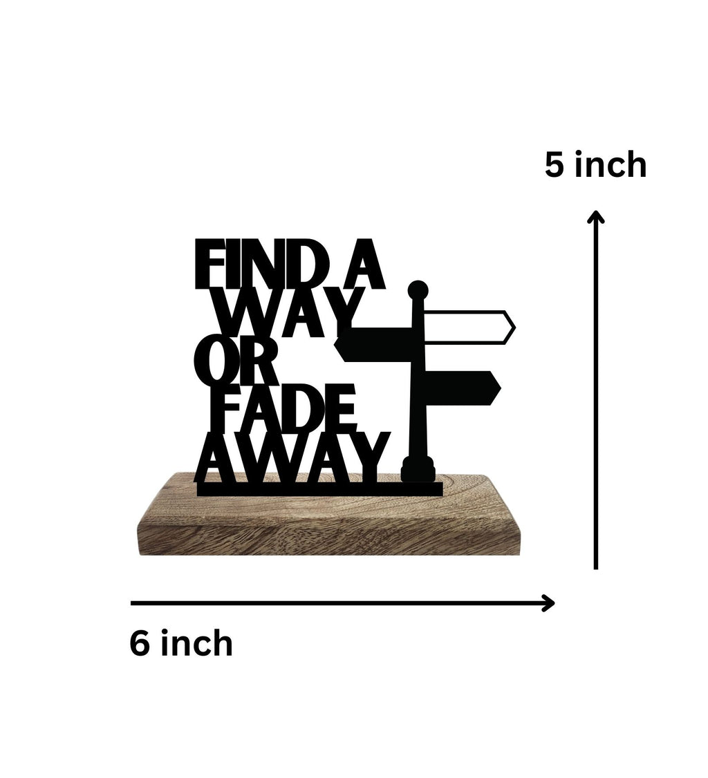 Resolve & Persistence Set of 2 Table Décor