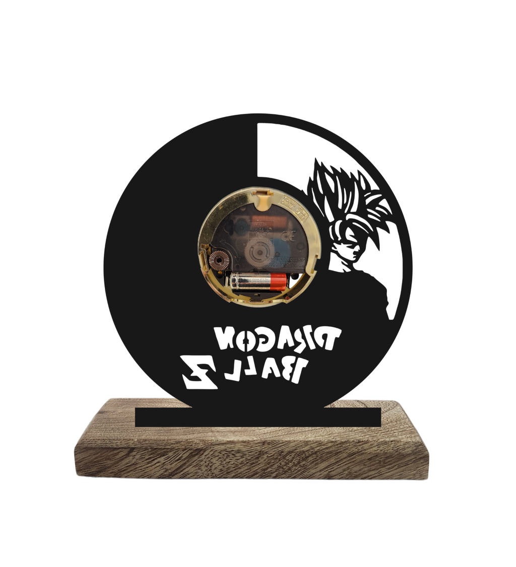Dragon Ball Z Black Table Clock