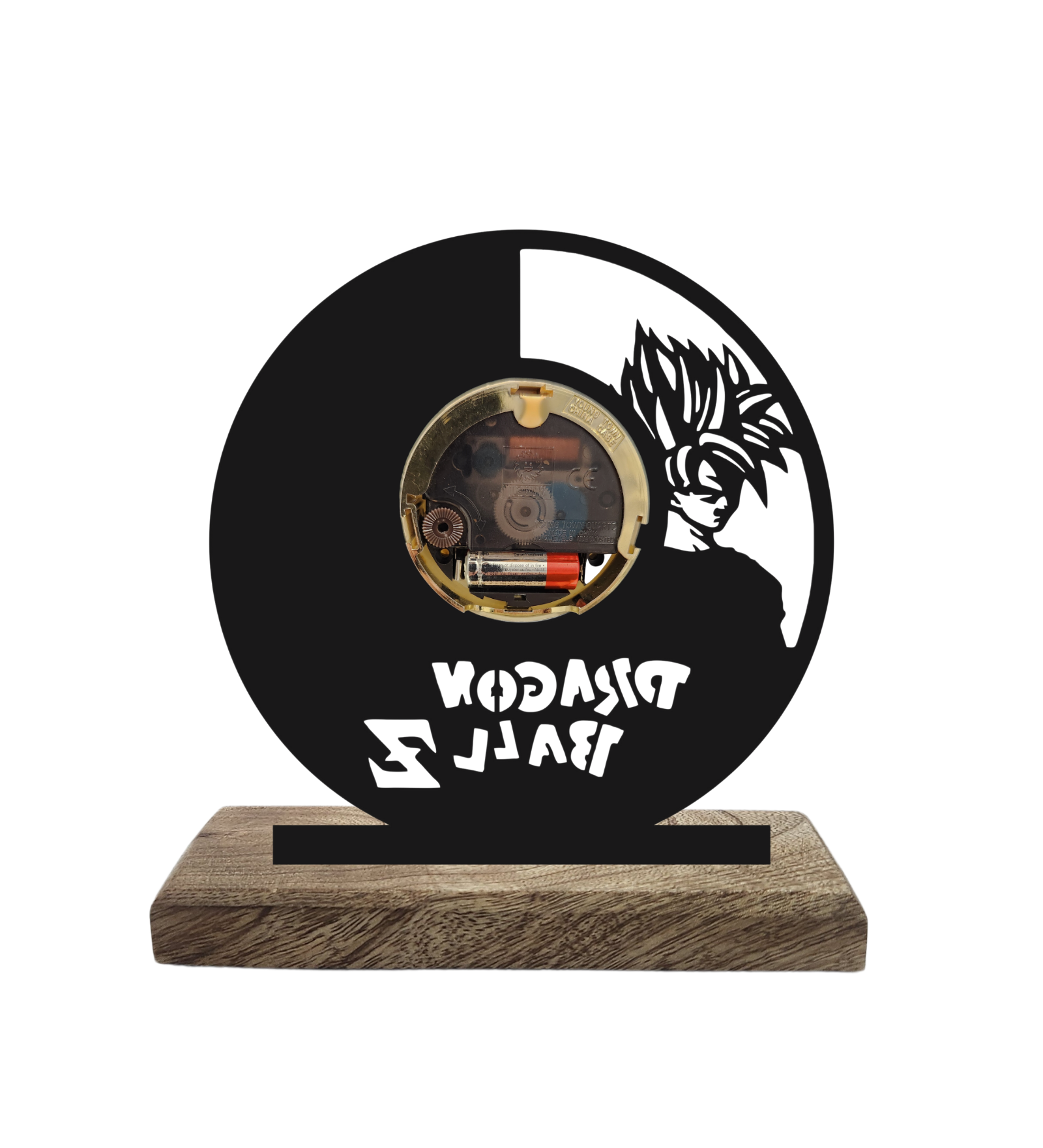 Dragon Ball Z Black Table Clock