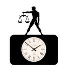 Libra Zodiac Wall Clock