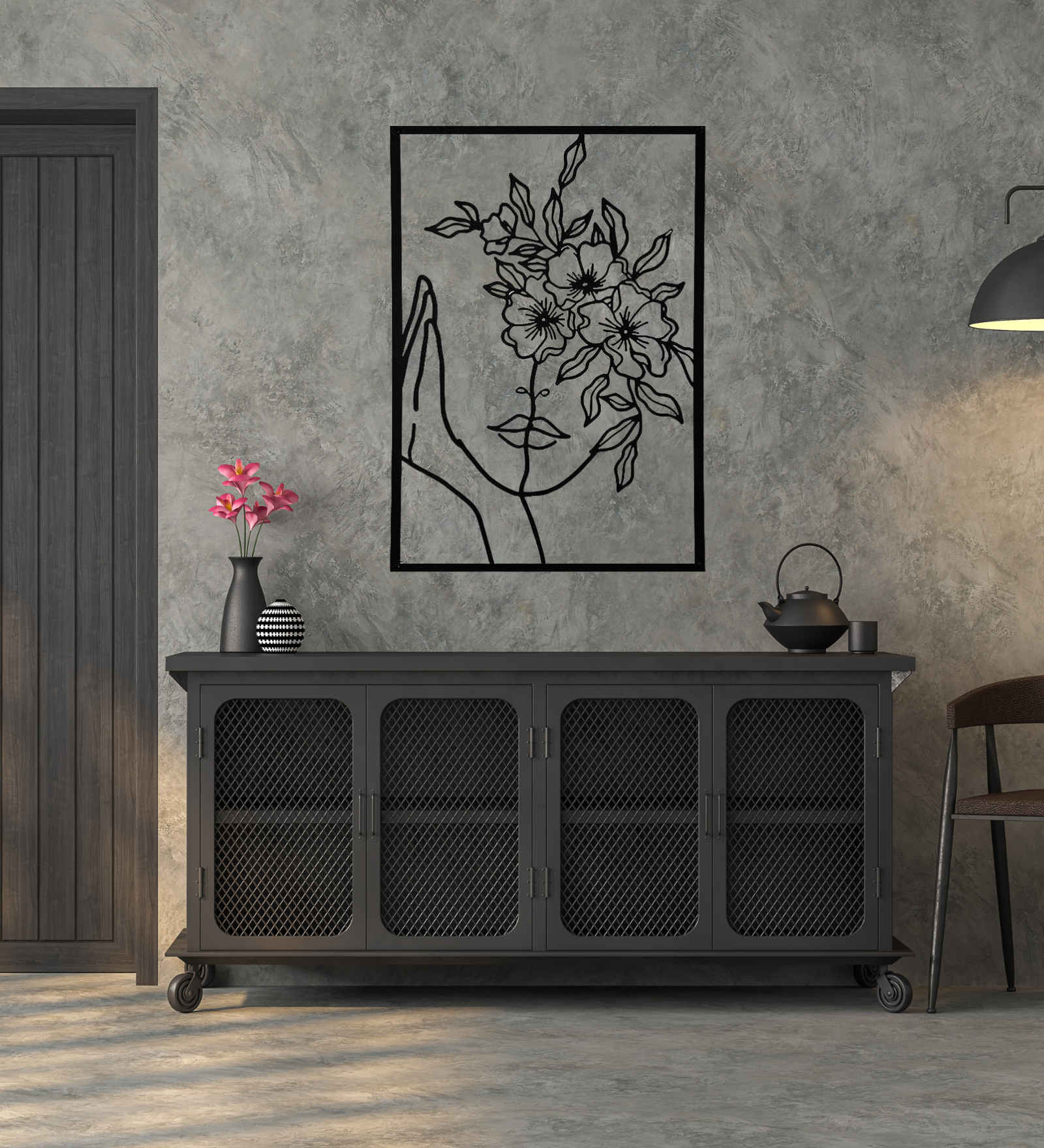 Abstract Lady Portrait