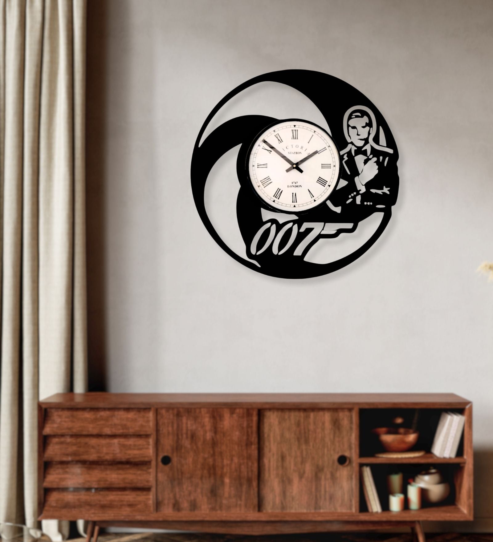 James Bond 007 Wall Clock