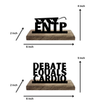 ENTP Myers Briggs Set of 2 Table Décor