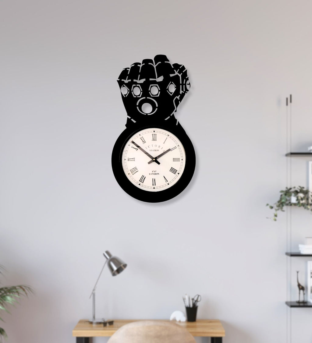 Thanos Gauntlet Marvel Wall Clock