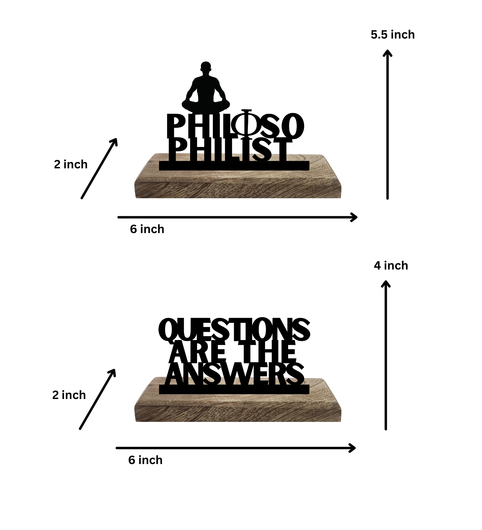 Philosophile Set of 2 Table Décor