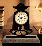Yoda Star Wars Black Table Clock