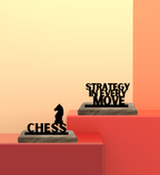 Chess Set of 2 Table Décor