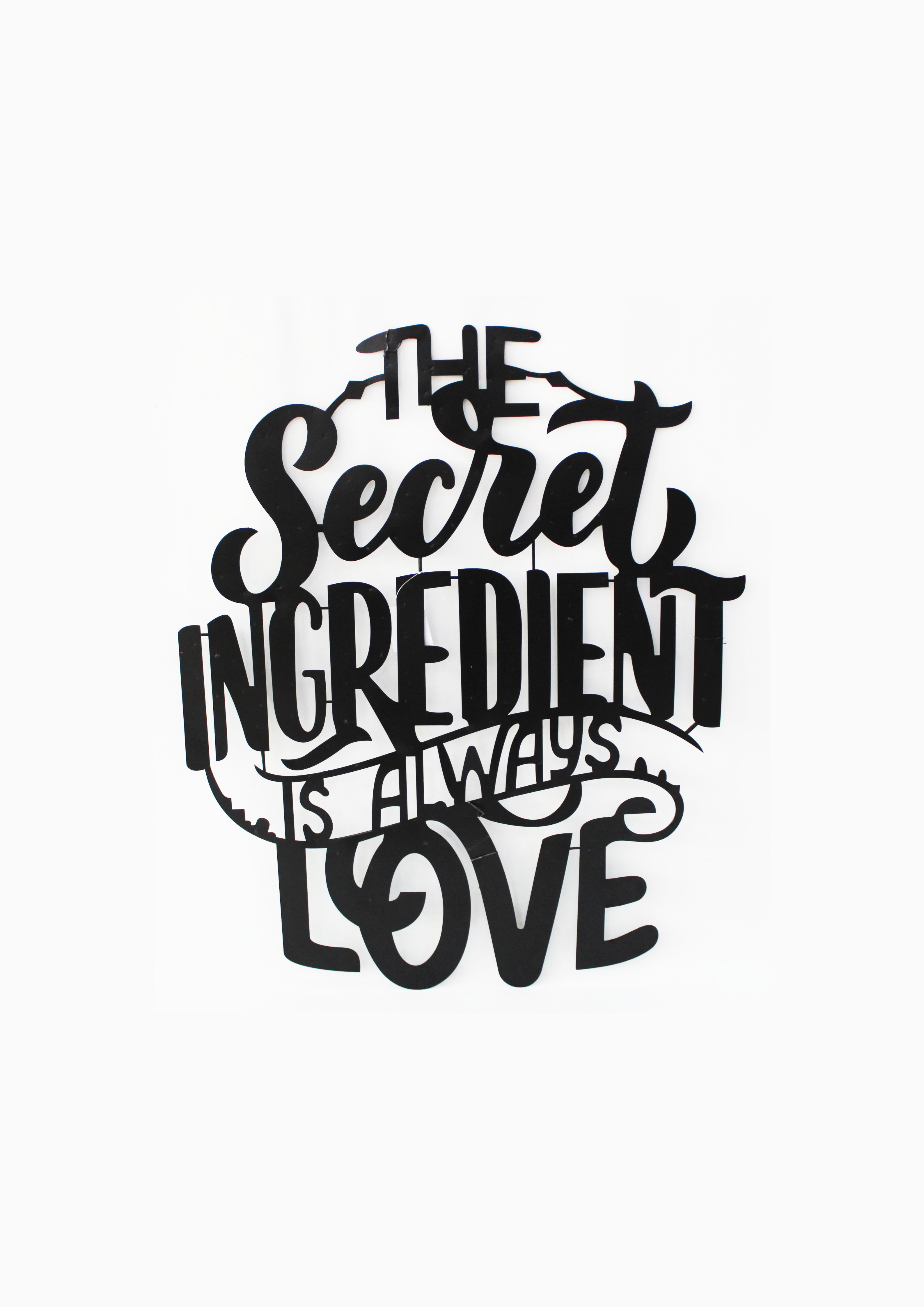 The Secret Ingredient is Always Love