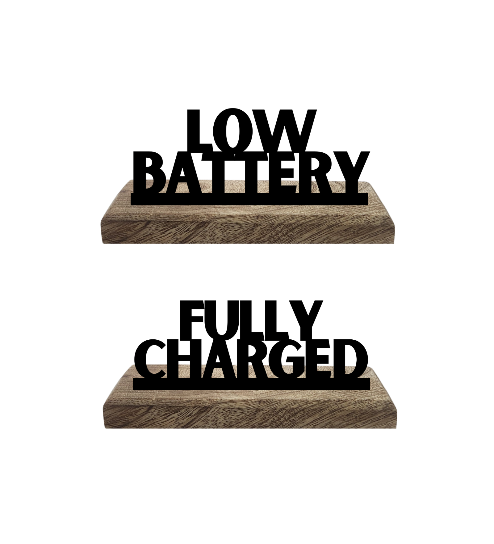 Full vs Low Battery