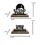 Stygophile Set of 2 Table Décor