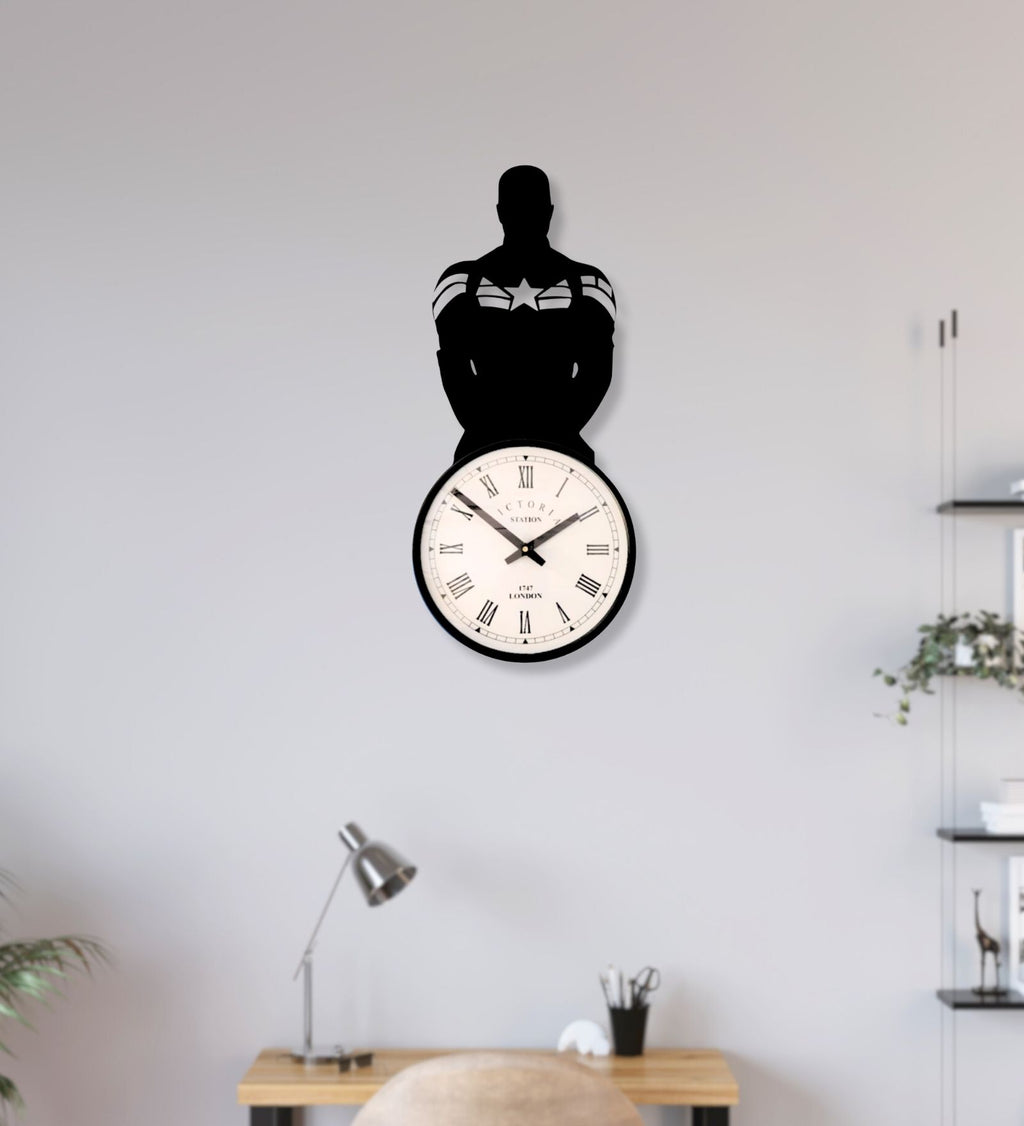 Captain America Marvel Wall Clock