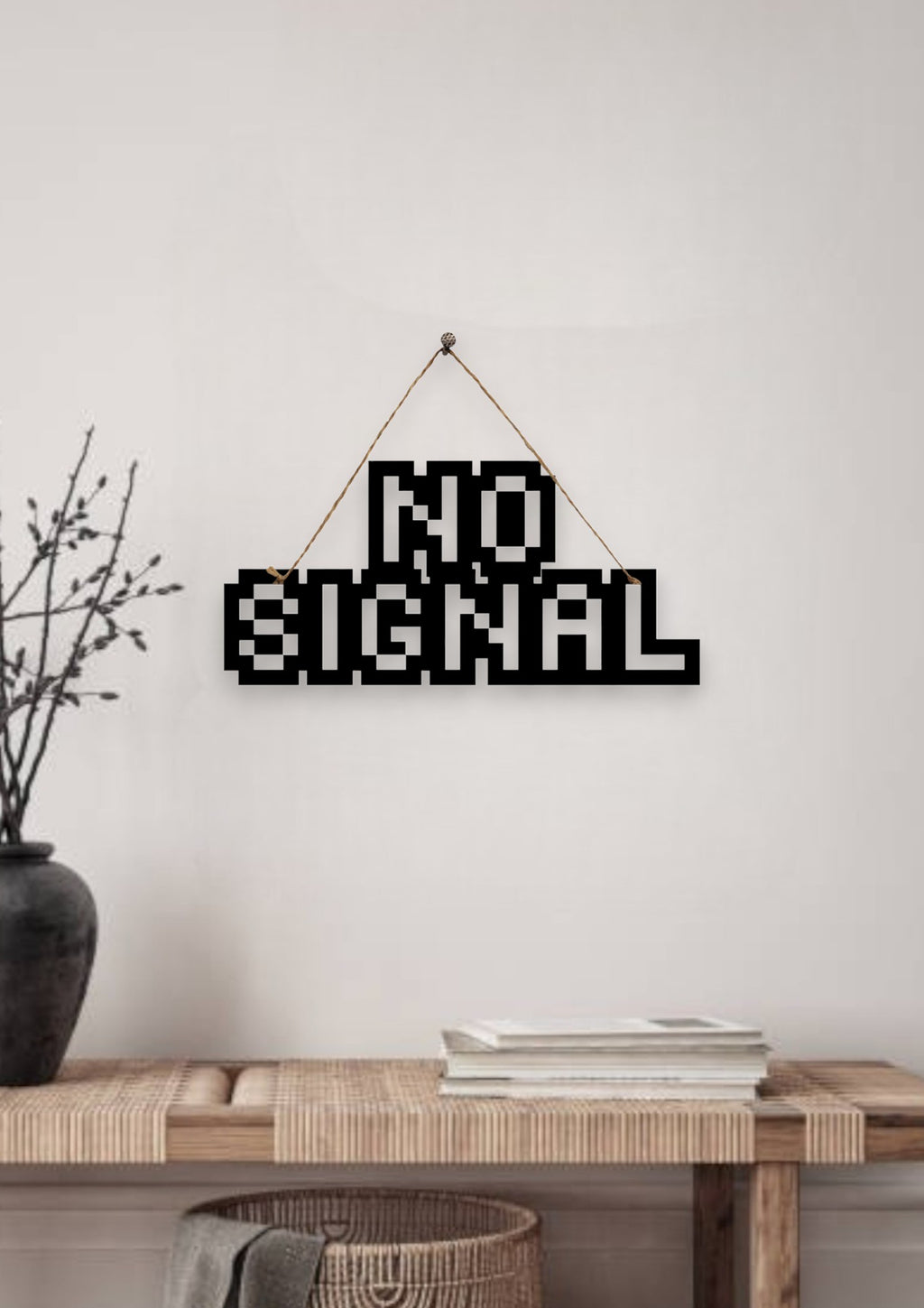 No Signal Metal Hanging