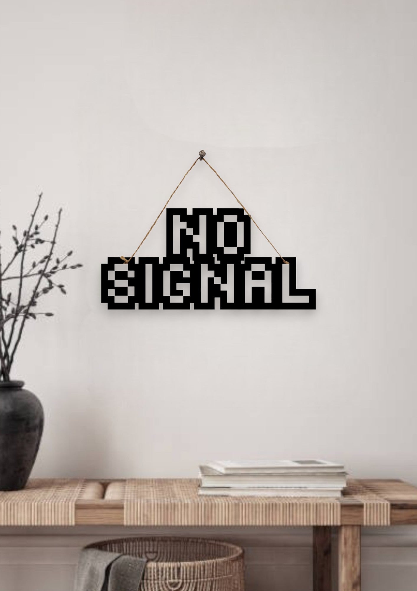 No Signal Metal Hanging