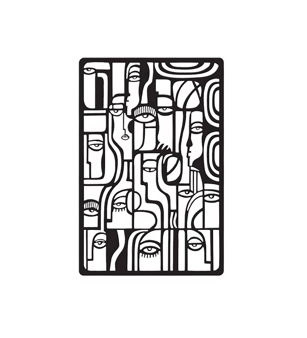 Artistic Abstract Faces