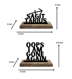 Sagittarius Sun Sign Set of 2 Table Décor