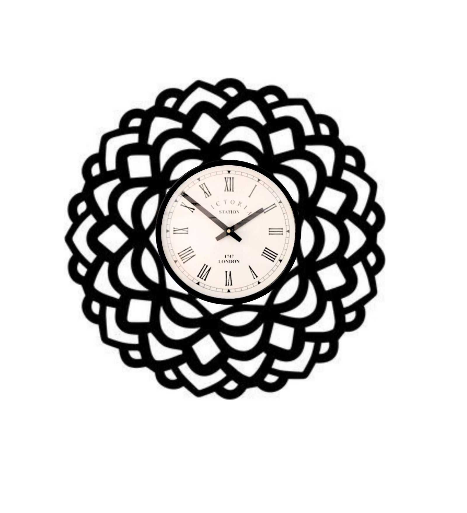 Mandala Wall Clock
