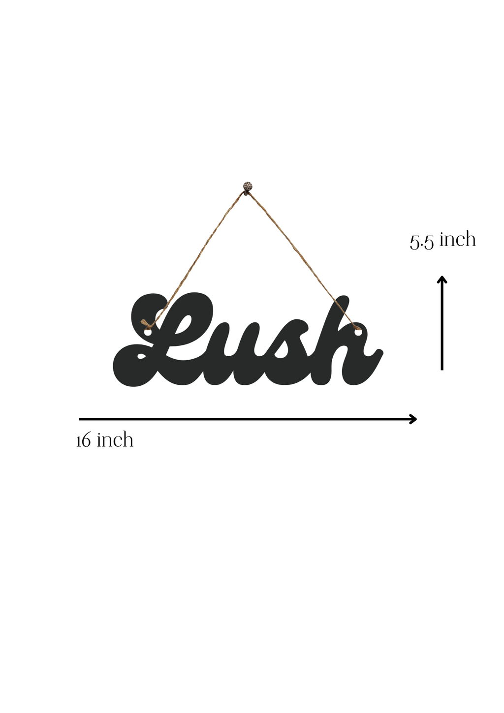 Lush Metal Hanging