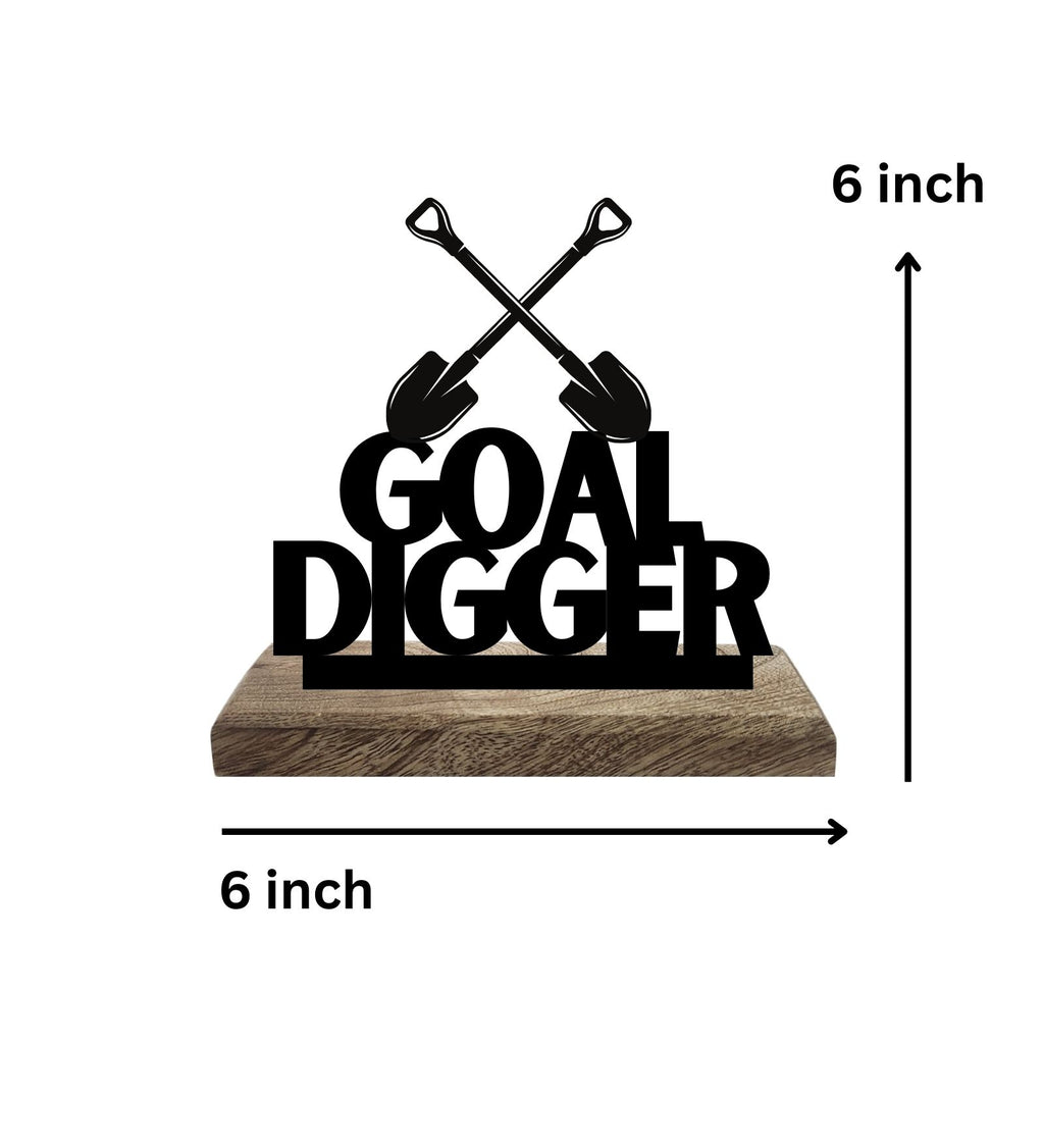 Rise Up, Goal Digger Set of 2 Table Décor