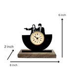 Pulp Fiction Iconic Black Table Clock