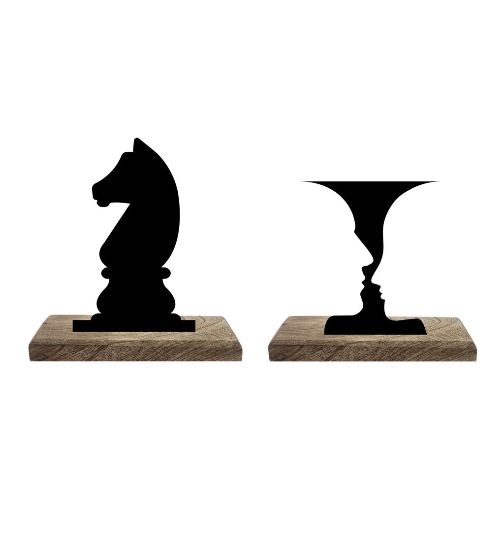 Knight's Mirage Set of 2 Table Décor