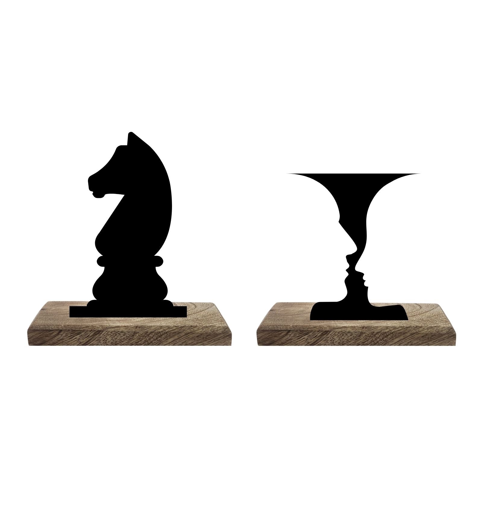 Knight's Mirage Set of 2 Table Décor