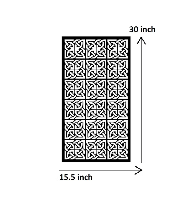 Rectangular Creative Pattern Panel